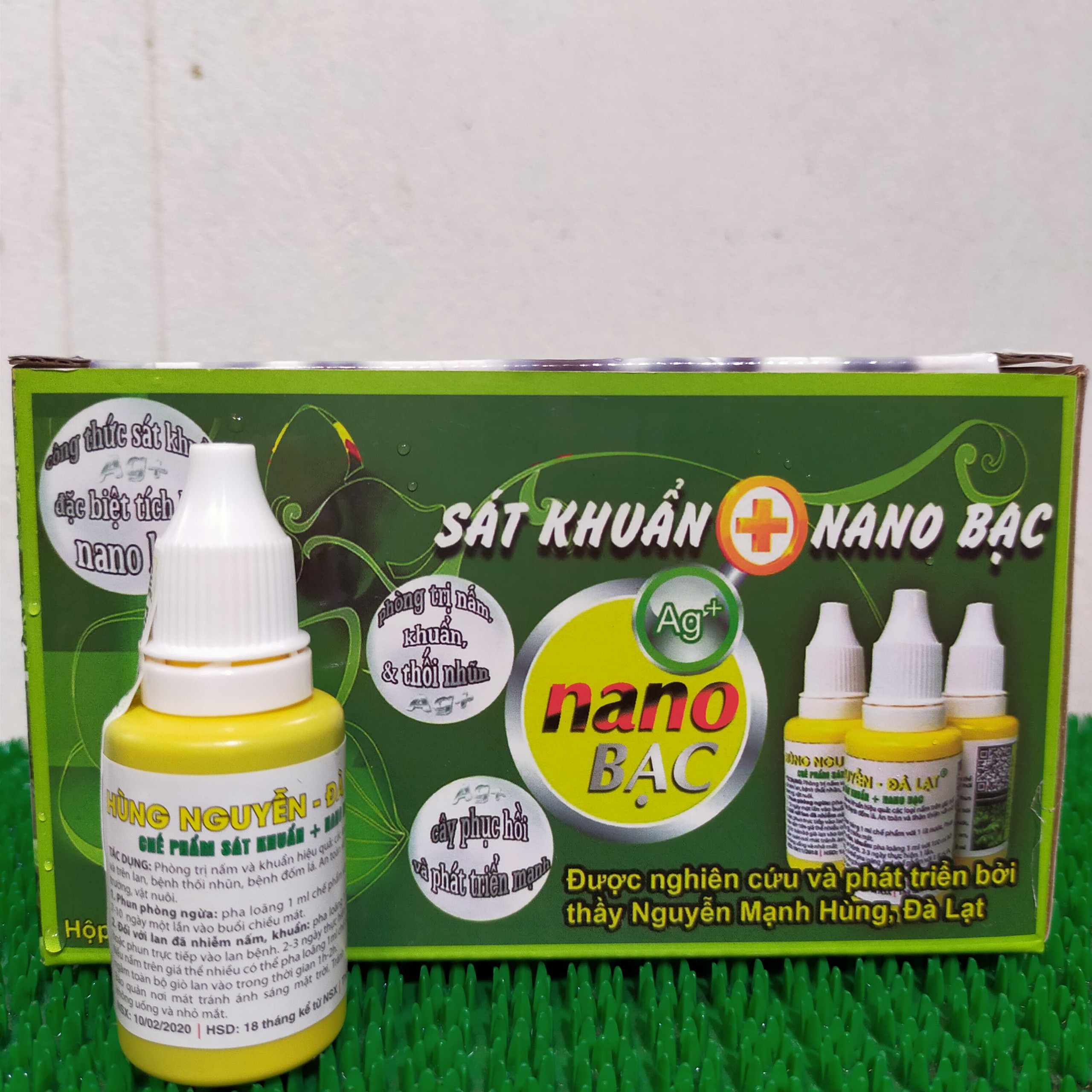 Chế phẩm sát khuẩn, trị nấm , thối nhũn + nano bạc - hiệu quả ngay sau 1-2 lần sử dụng