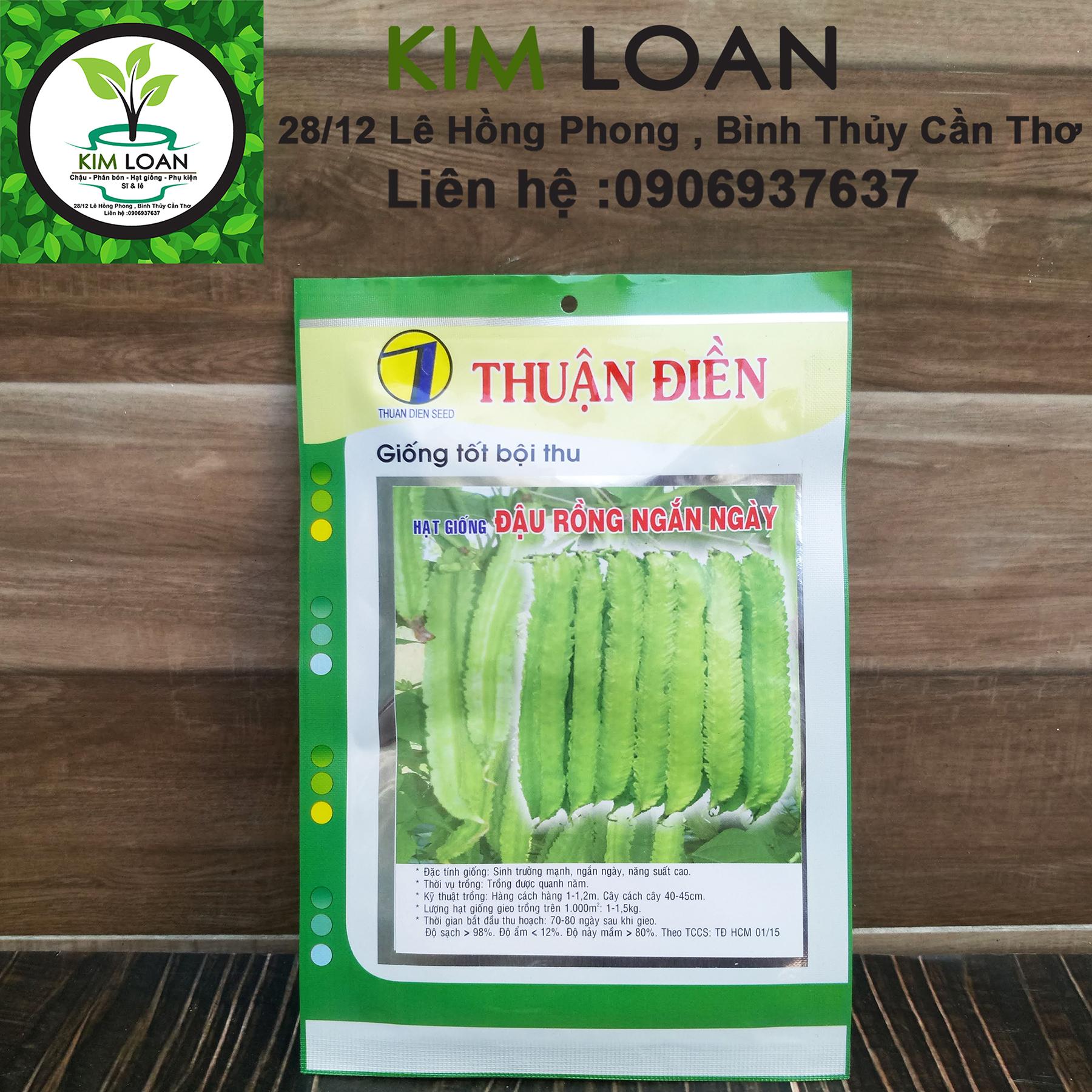 Hạt giống đậu rồng ngắn ngày Thuận Điền gói 20g