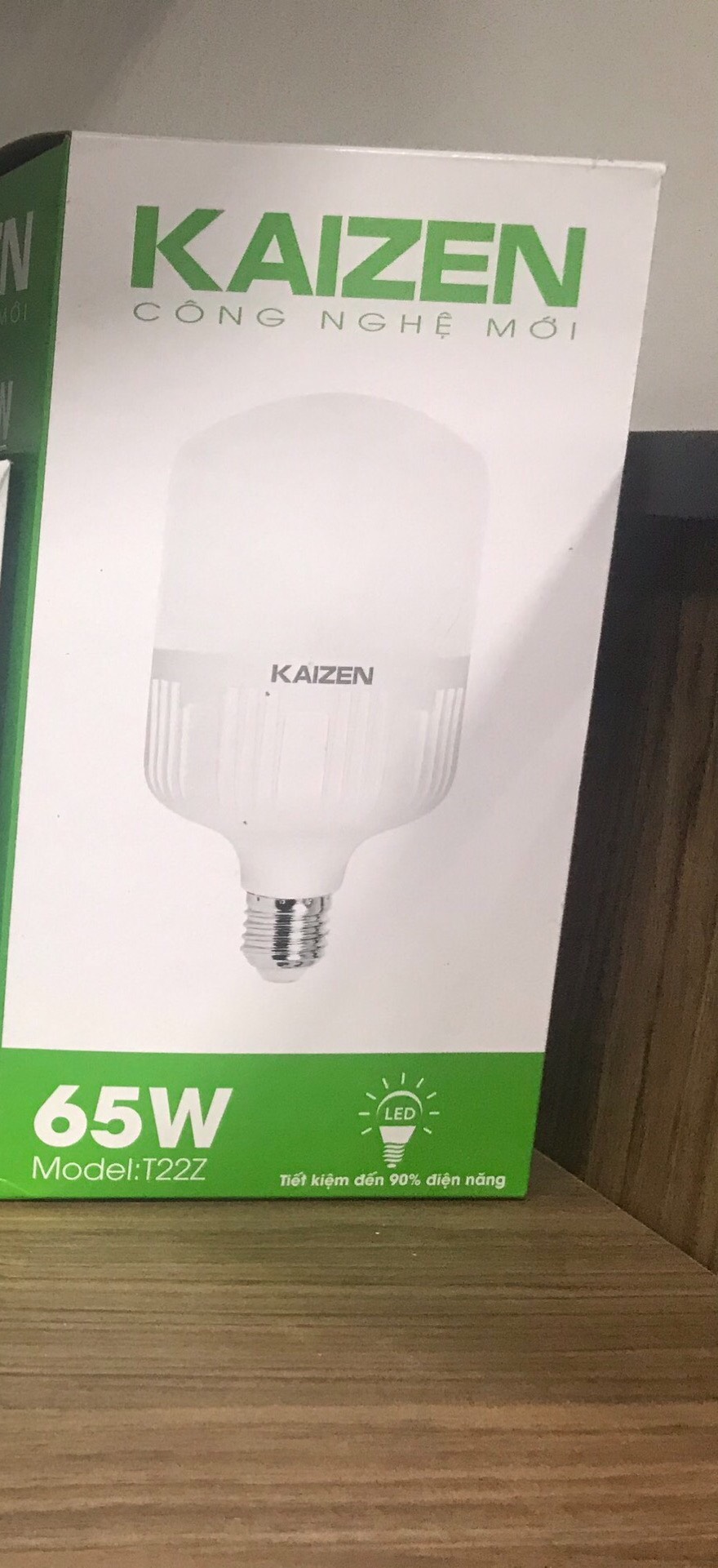 [ XẢ KHO ] 65W Bóng đèn LED trụ 65W KAIZEN siêu sáng tiết kiệm 80% điện ánh sáng TRẮNG