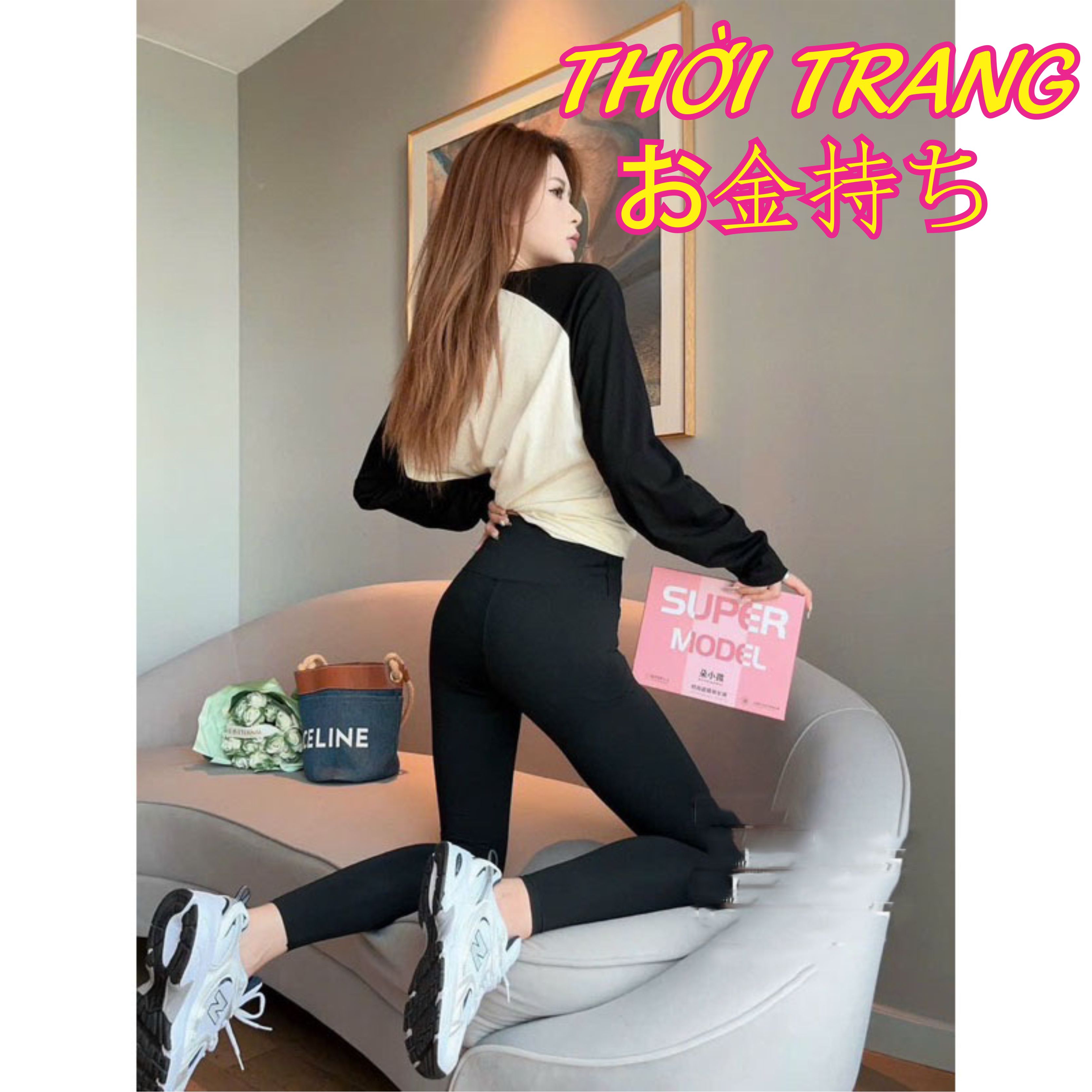 Quần legging 6.0 su đúc loại 1 gen bụng nâng mông hàng quảng châu full box 371