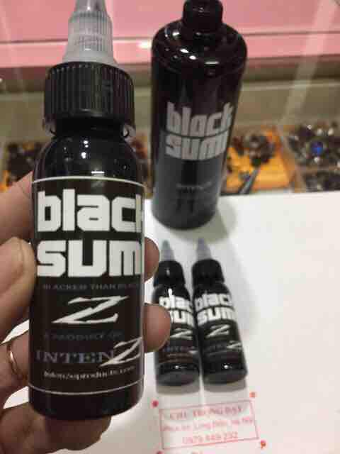 Mực xăm 30ml Black sumi đen bóng