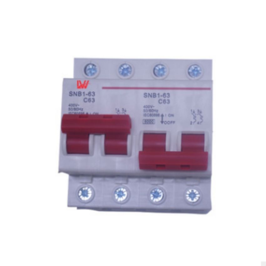 CB đảo chiều 1pha 63A cầu dao đảo chiều dạng aptomat át chuyển đổi 2 nguồn điện thay cho cầu dao đảo chiều