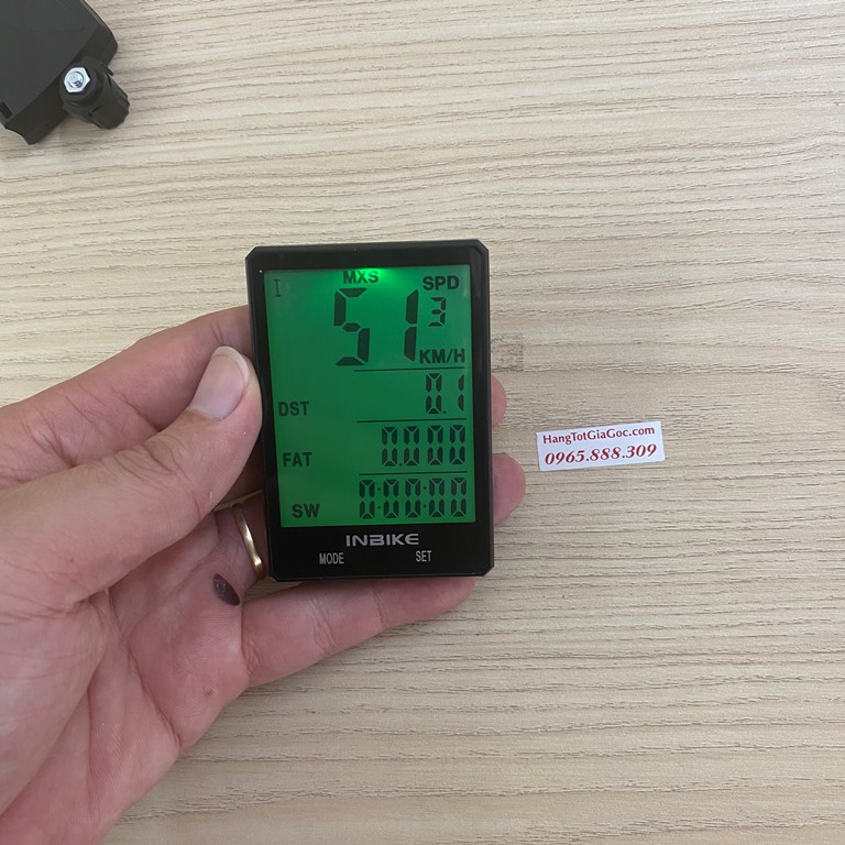 Đồng hồ đo tốc độ xe đạp không dây Inbike C9