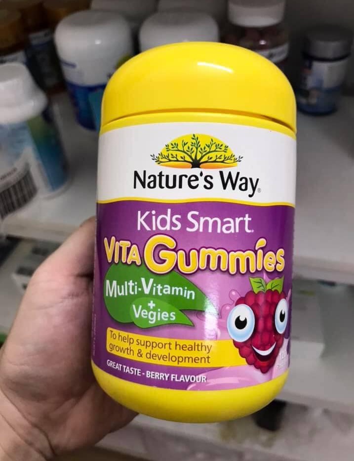 Kẹo Vita Gummies Vitamin Tổng Hợp & Rau Củ Quả Nature’s Way lọ 120 vien