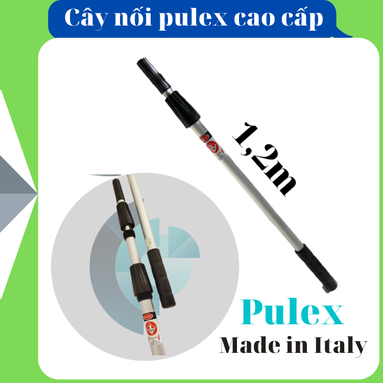 Cây nối lau kính dài 1,2m dụng cụ lau kính chuyên dụng cho cửa kính trên cao