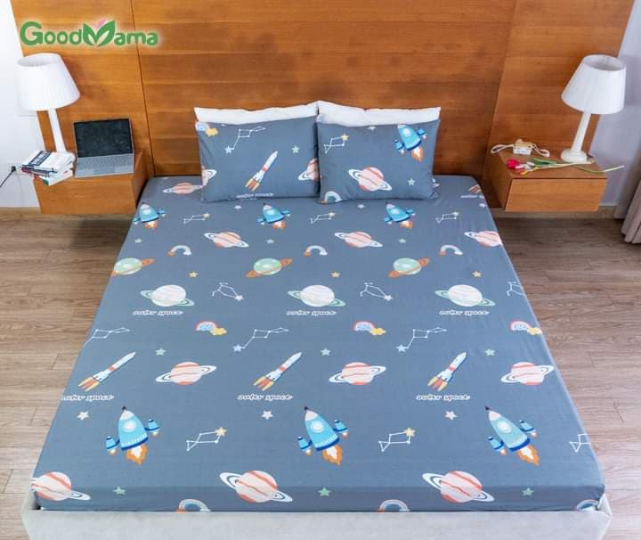 Ga chống thấm ga trải giường cao cấp hàng công ty goodmama có bảo hành 6 tháng lớp chống thấm