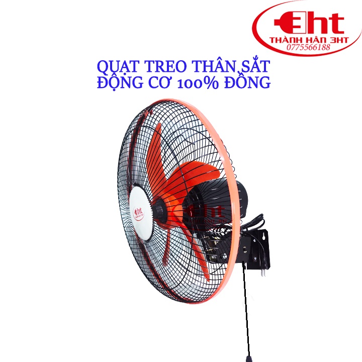 QUẠT TREO CÔNG NGHIỆP THÂN SẮT 1 DÂY