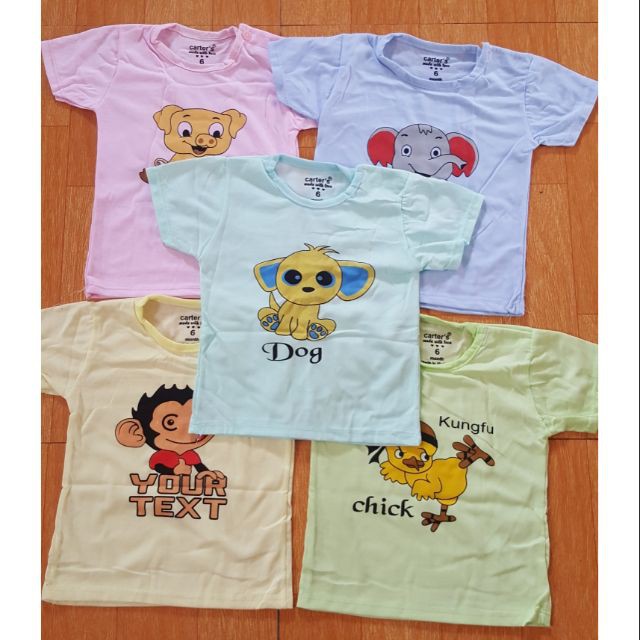 Set 5 áo cộc tay Carter cho bé