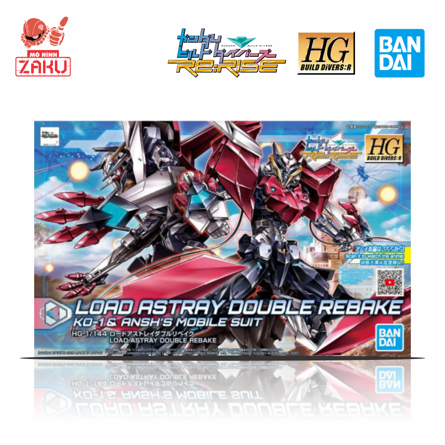 Mô hình lắp ráp gundam Bandai HG BD:R Load Astray Double Rebake