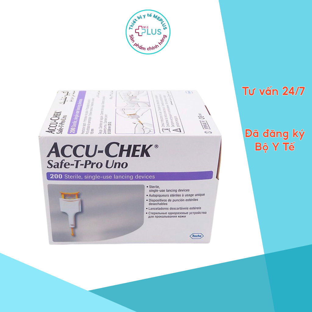 Thiết bị chích máu mao mạch đã có kim Accu-Chek Pro Uno