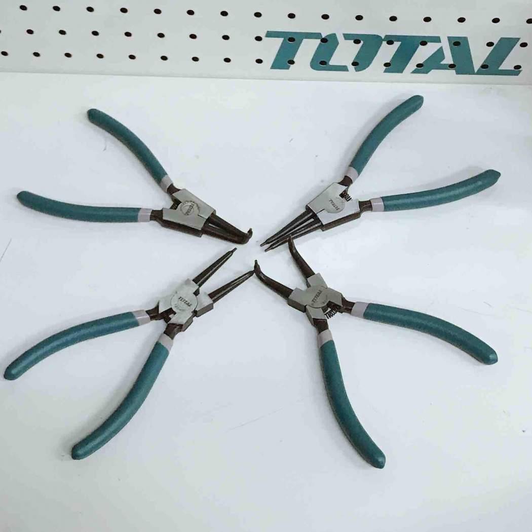 7" bộ kìm mở phe 4 chi tiết total tht114041