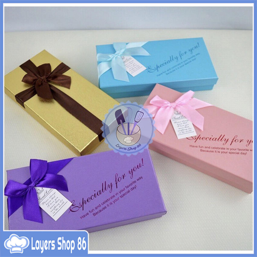 Hộp Đựng Socola 18 Viên Hình Chữ Nhật