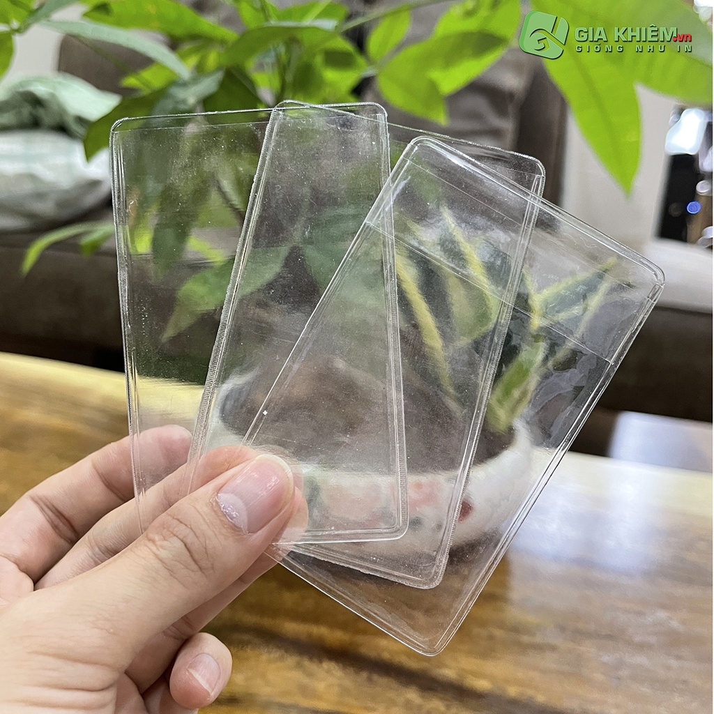 Toploader nhựa dẻo bọc bảo vệ card CCCD size 6x9.5cm