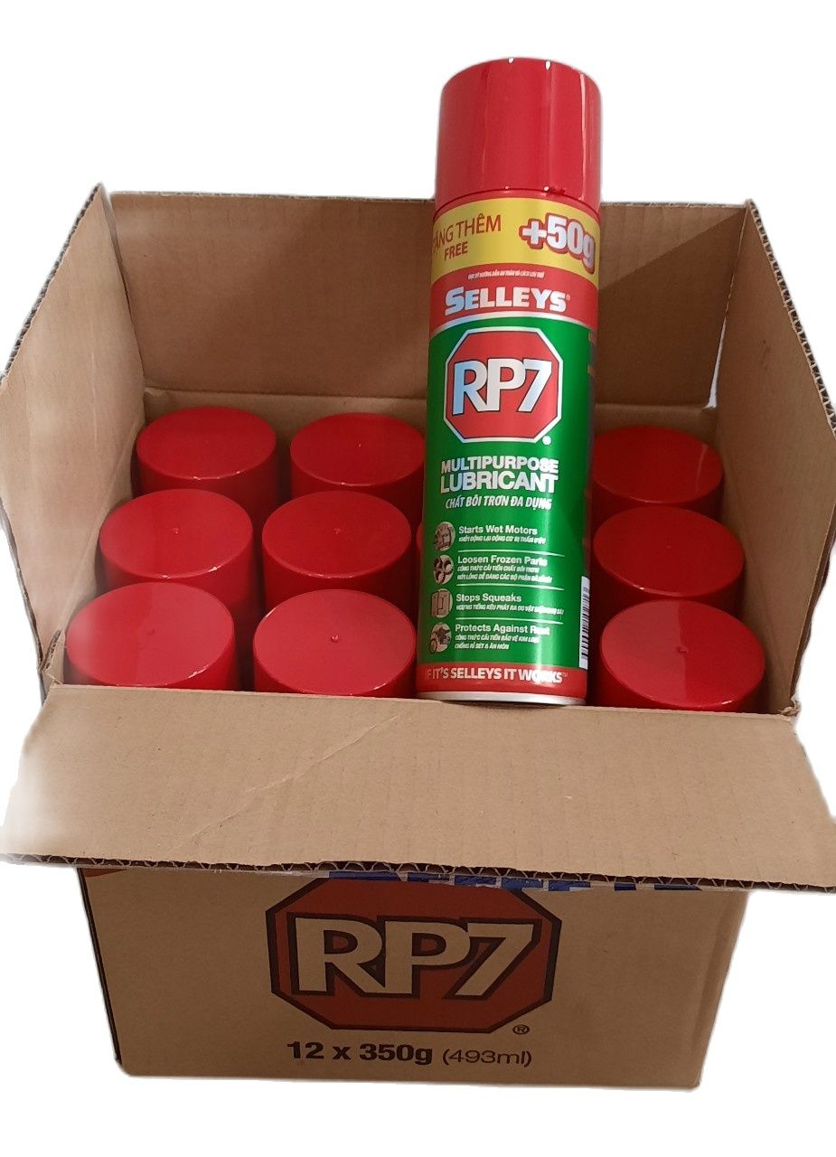 1 THÙNG (12 CHAI) CHAI XỊT CHỐNG RỈ, BÔI TRƠN RP7 350gr