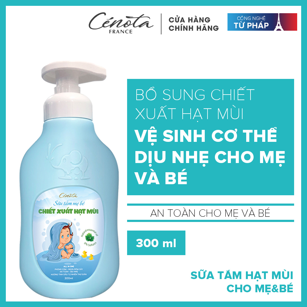 Sữa tắm cho mẹ và bé Cénota 300ml
