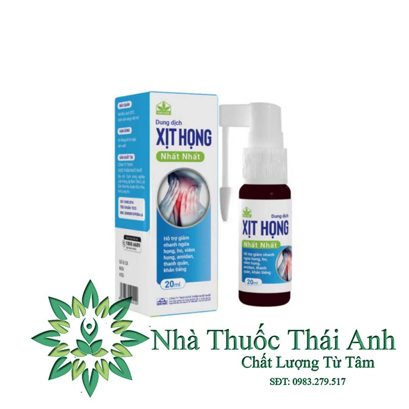 Dung Dịch Xịt Họng Nhất Nhất