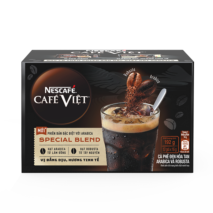 Hộp nescafe cafe việt phiên bản đặc biệt 192g - 12gói x 16g