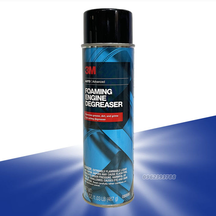 Chai xịt tẩy rửa khoang máy động cơ xe ô tô 3M Foaming Engine Degreaser 08899 467g