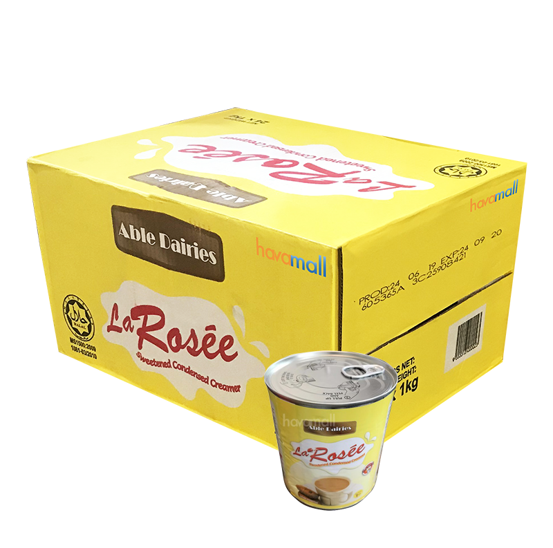 Sỉ - thùng 12 lon sữa đặc larosée nắp khui nắp giựt 1kg / lon