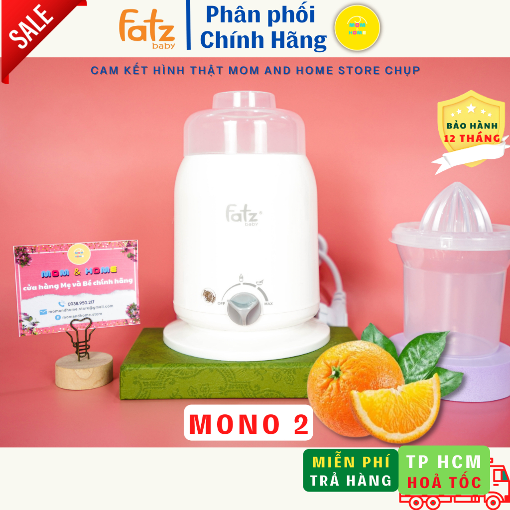 Máy hâm sữa, tiệt trùng bình sữa và hâm thức ăn Fatz Baby Mono 2 FB3002SL