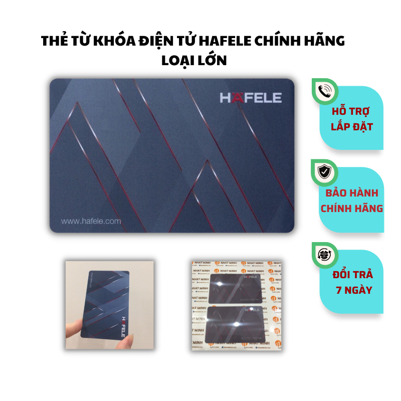 Thẻ từ lớn cho khóa điện tử Hafele