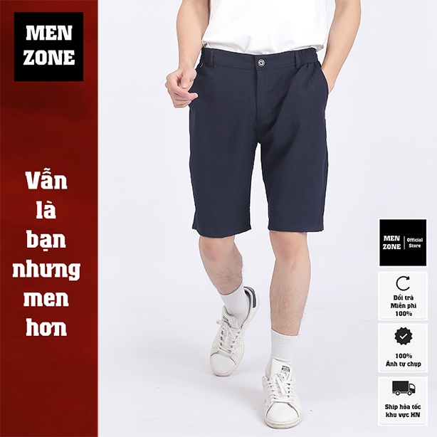 Quần short đũi nam, quần ngố nam chất liệu đũi mềm mịn thoáng mát