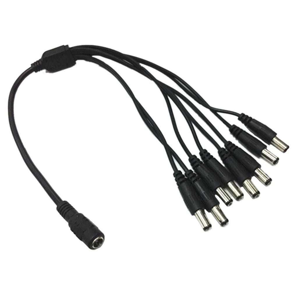 Đầu Dây DC Chia Nguồn 1 Ra 8 Cho Camera Giám Sát