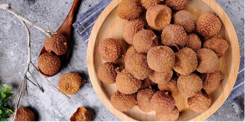 Quả (Trái) Vải Thiều Sấy Khô Sạch Thơm Ngon [Gói 500g]