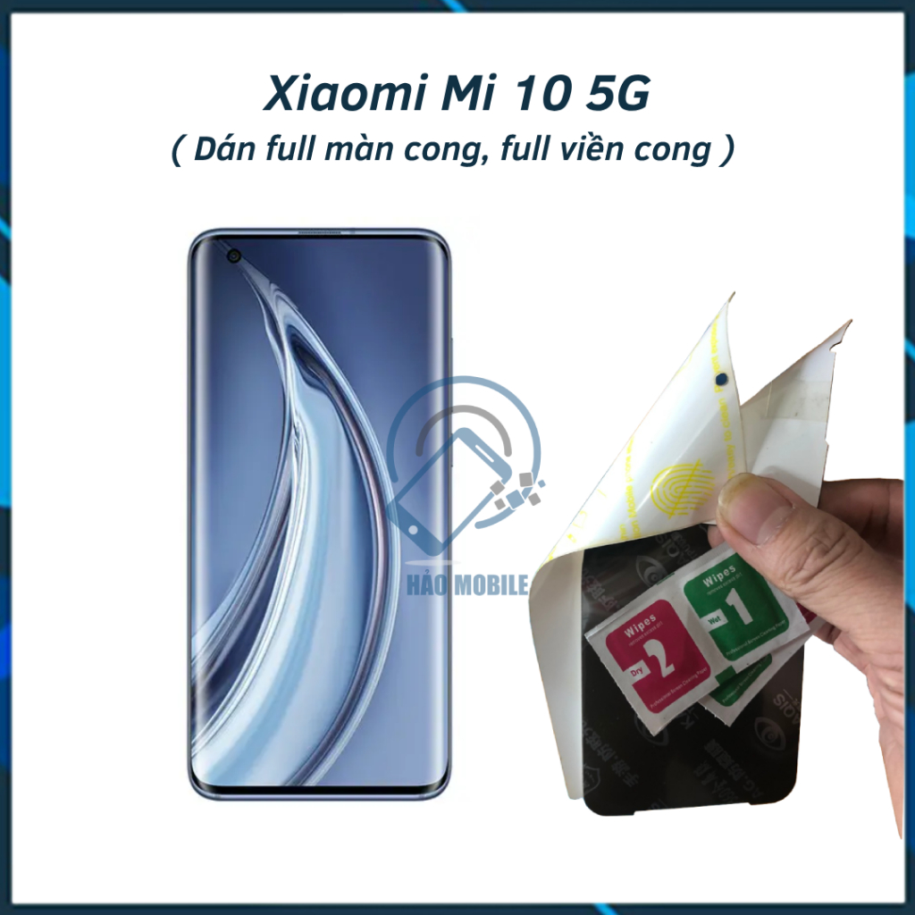 Miếng dán dẻo PPF cho Xiaomi Mi 10 5G dán full màn cong