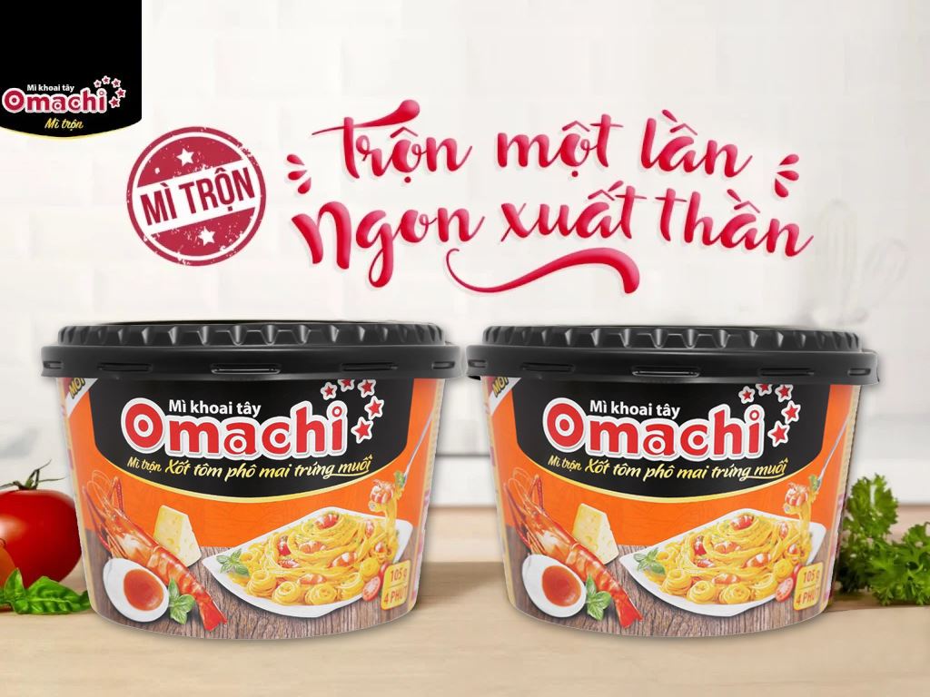 Tô Mì trộn Omachi xốt Spaghetti 105g