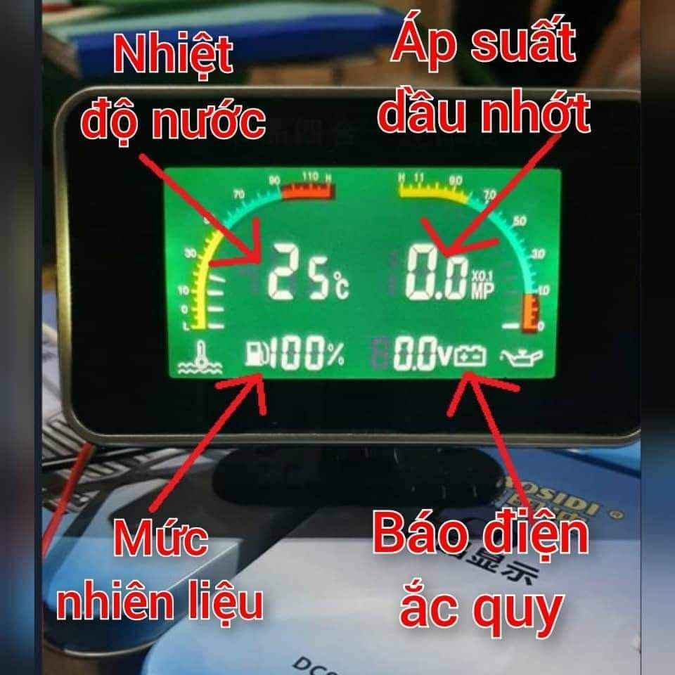 Đồng hồ báo nhiệt 2 và 4 chế độ