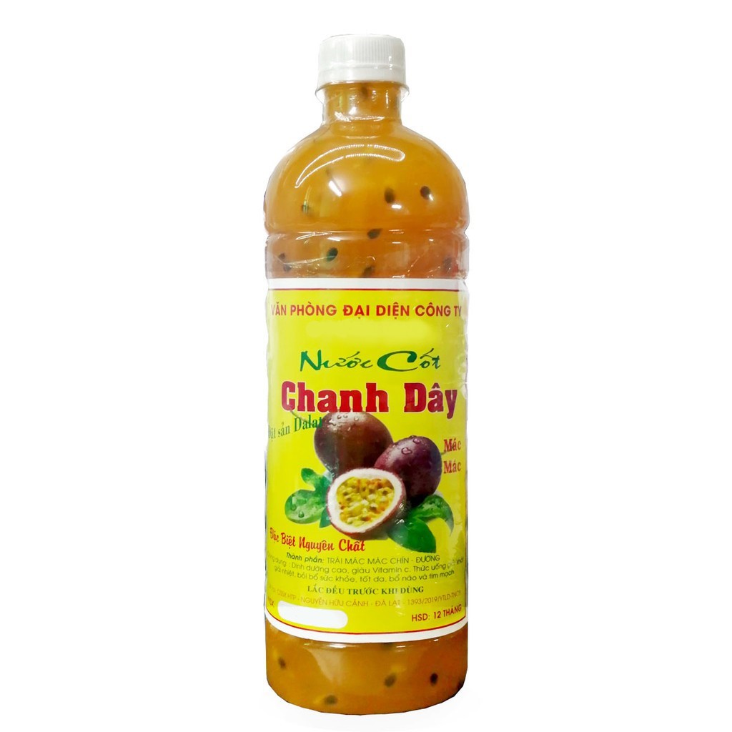 Nước Cốt Chanh Dây Mác Mác Hưng Phát Chai 1kg