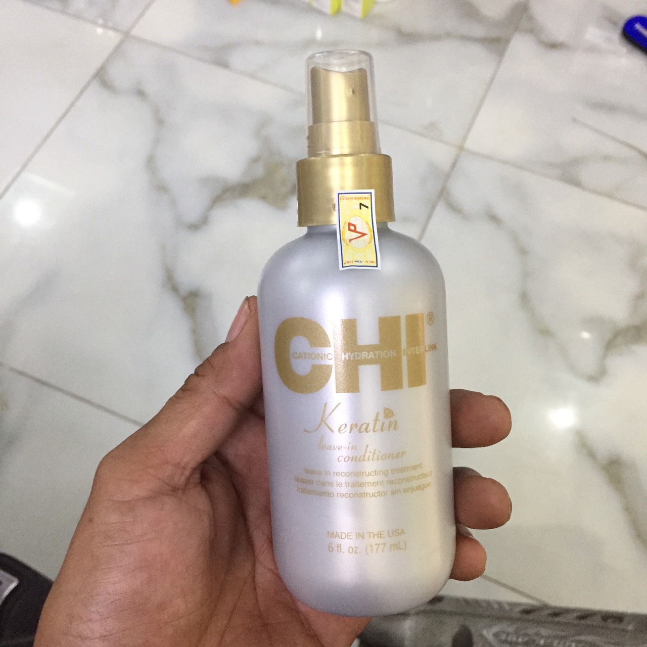 Xịt dưỡng chi keratin leave in conditioner usa phục hồi tóc khô xơ 177ml