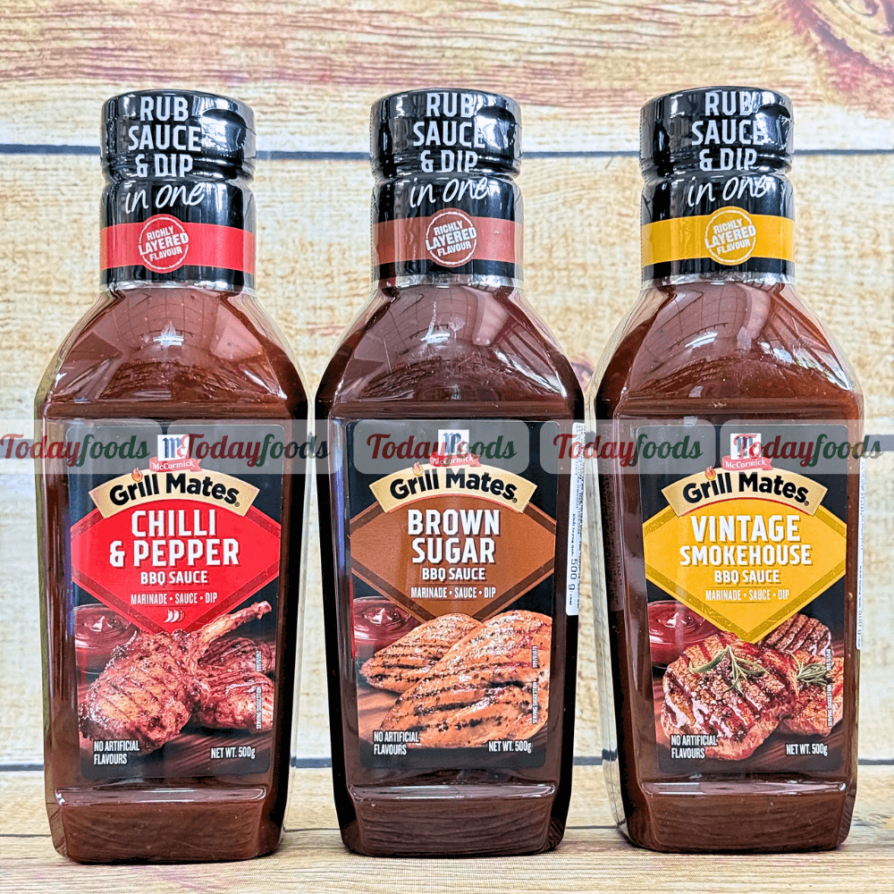 Sốt Ướp Thịt Nướng BBQ (McCormick) 500G vị Smokehouse / Chilli Pepper / Brown Sugar | Sốt BBQ