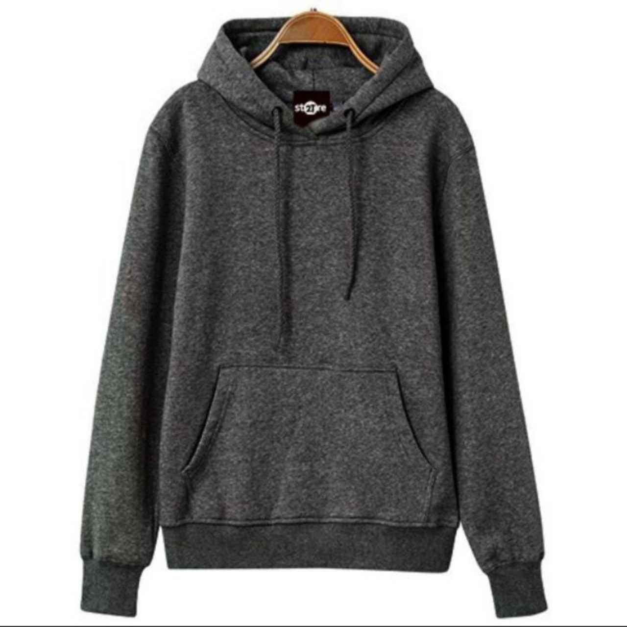 Áo hoodie unisex nam nữ - màu xám đậm