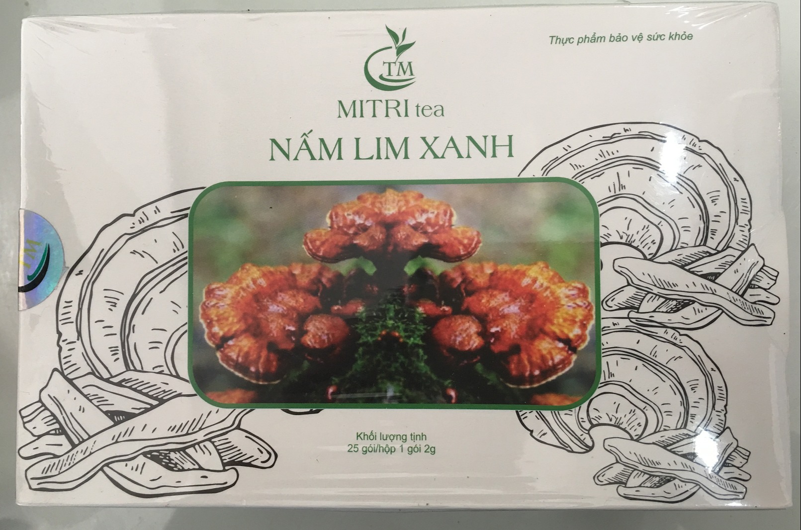 Trà túi lọc Nấm Lim Xanh