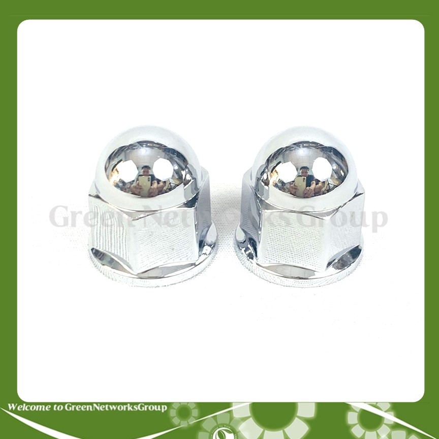 [HCM]Ốc chụp cốt trước Vision mạ xi Greennetworks ( 2 nắp )