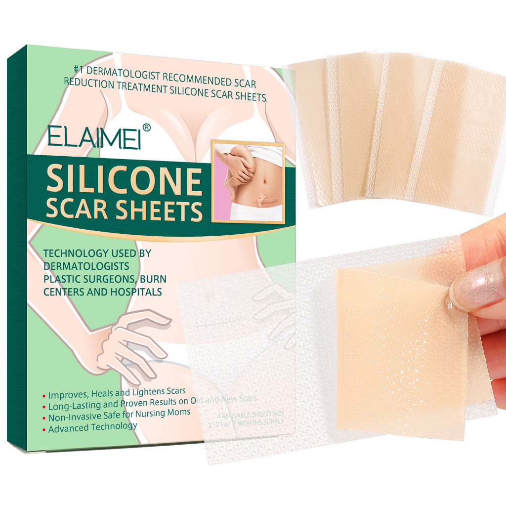 Tấm dán mờ sẹo silicone elaimei , miếng dán ép sẹo lồi, giúp làm mờ sẹo - loki mall care