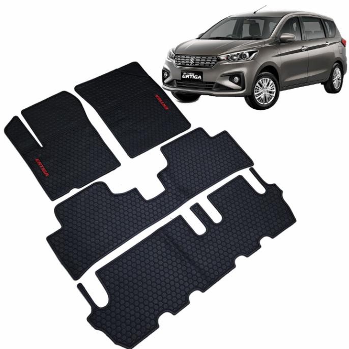 Thảm sàn, lót sàn cao su 3D cho #Suzuki Ertiga 2019 7 chỗ