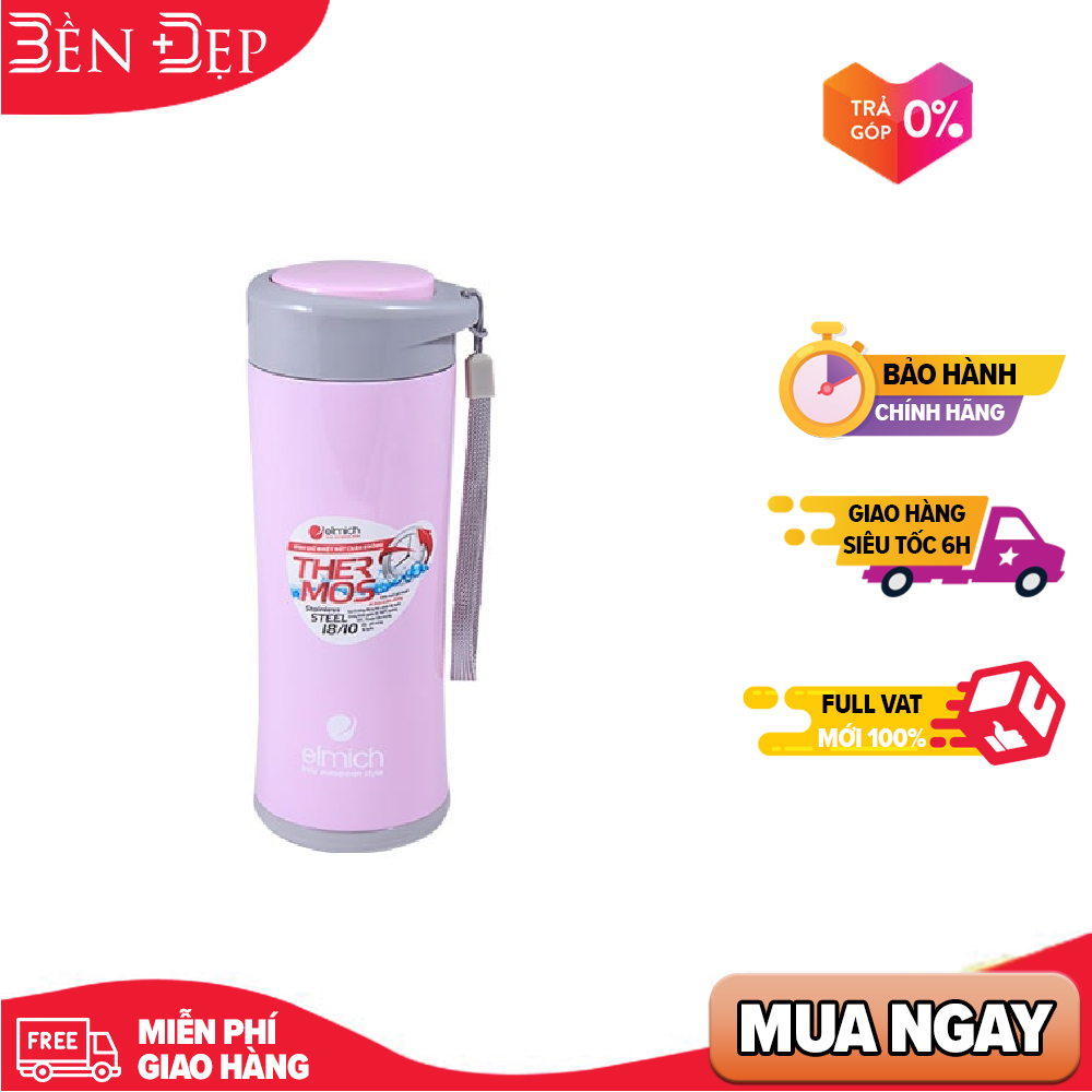 Phích giữ nhiệt elmich inox 304 420ml el7918