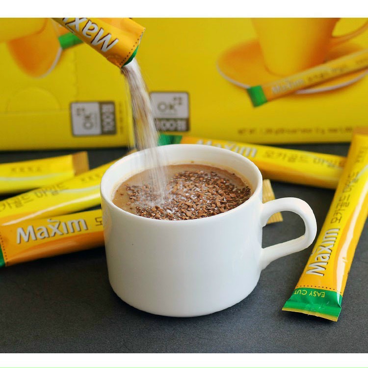 Cà phê maxim hàn quốc hộp 100 gói