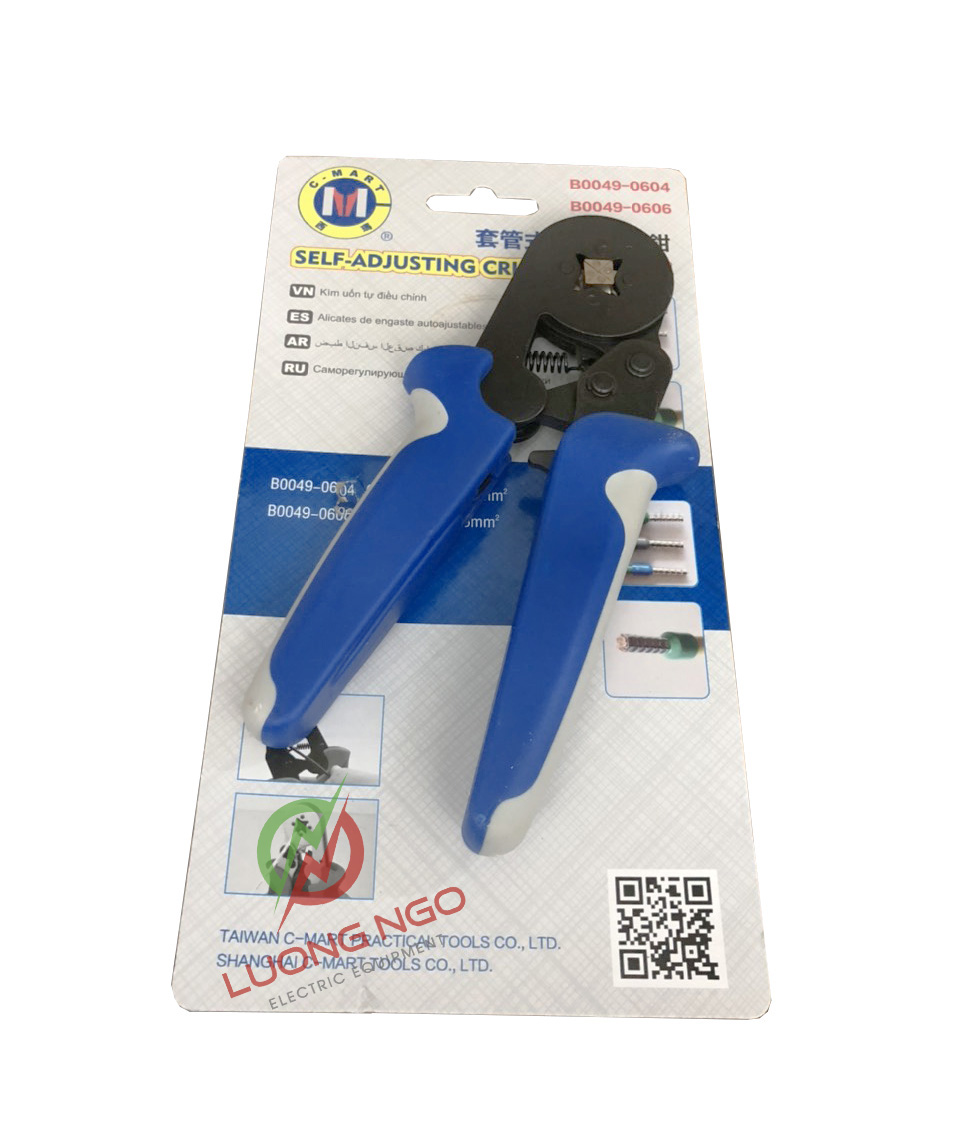 Kìm bấm cos vuông C-Mart B0049-0604 0.25mm-10mm