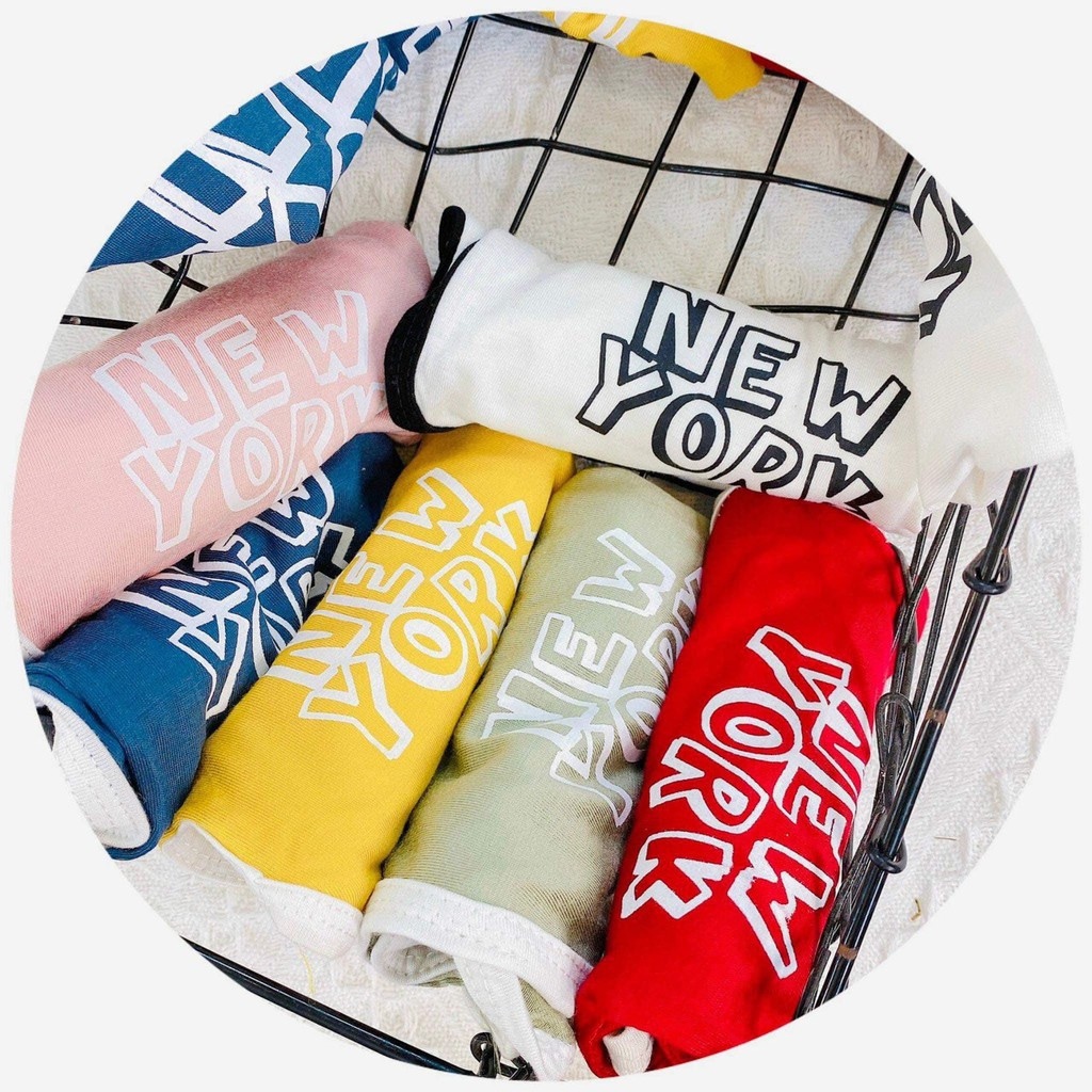 Bộ Ba Lỗ Bé Gái Bé Trai Minky Mom Vải Thun Lạnh Họa Tiết New York City Áo Thun 3 Lỗ Cho Bé Mặc Hè MKM3LO2110