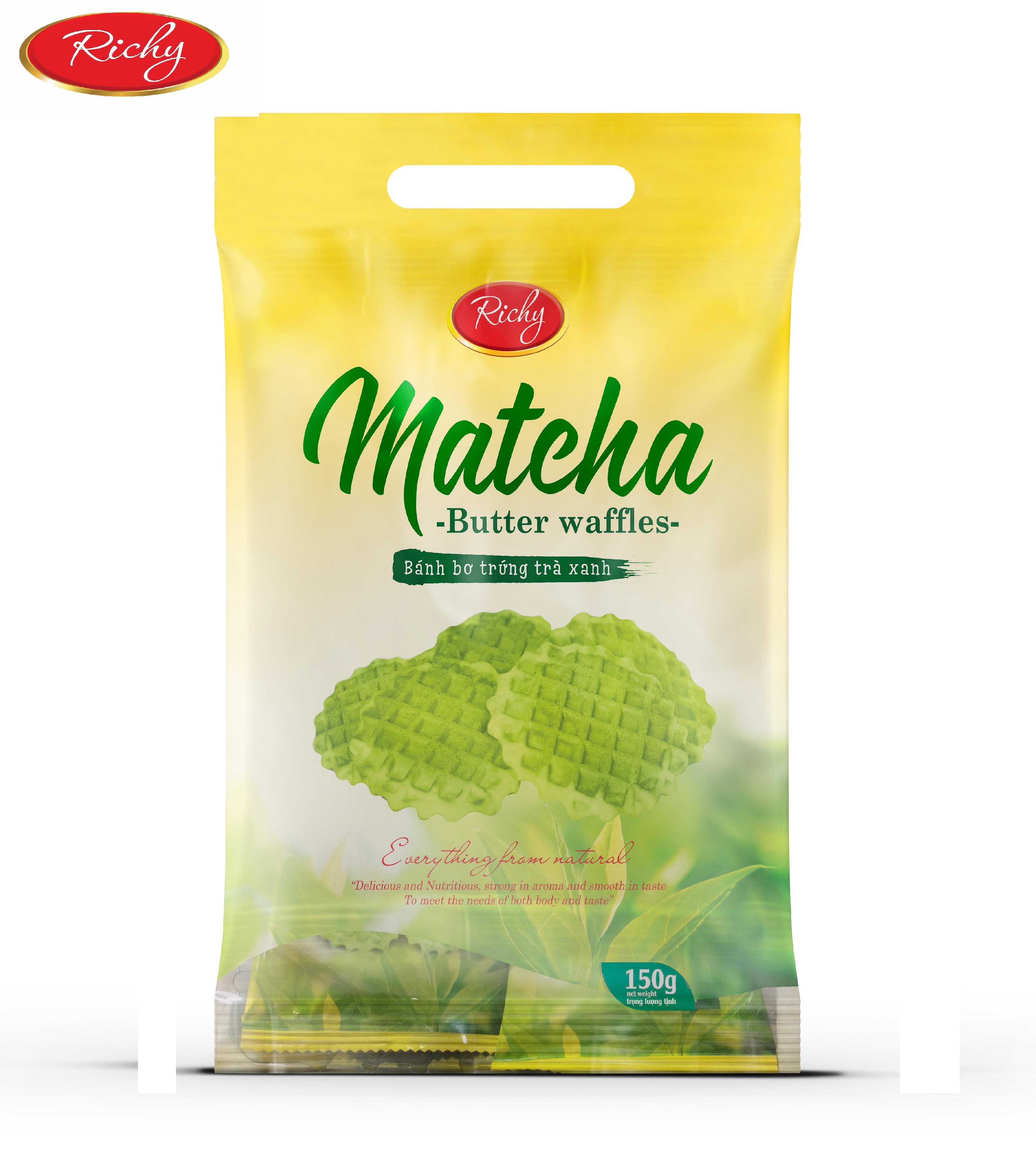 Bánh Richy bơ trứng vị trà xanh 150g