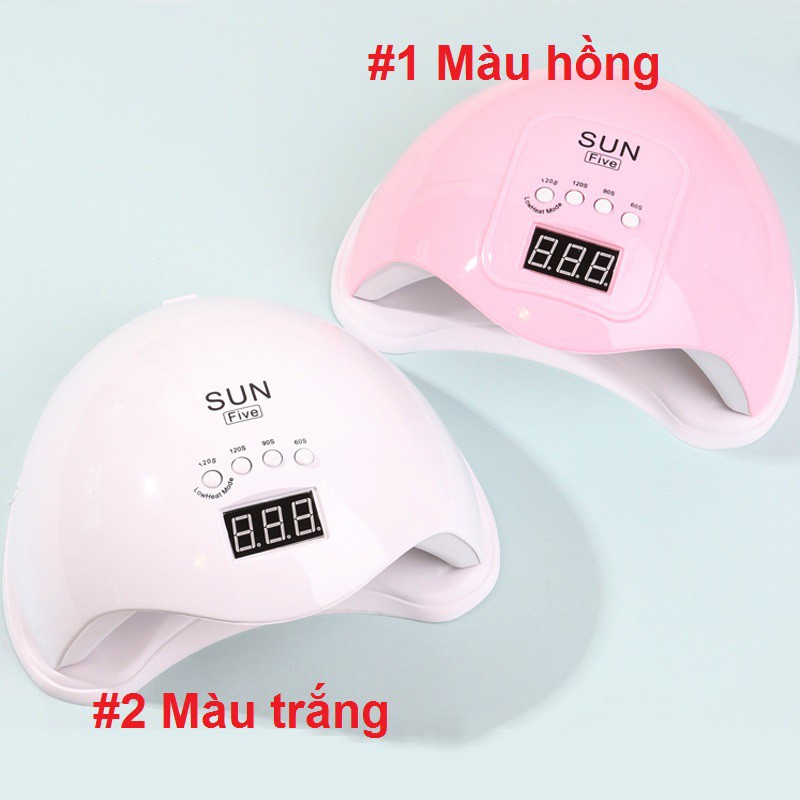 Máy Hơ Nail Sun Five 48W Công Nghệ UV/LED, Dụng Cụ Làm Móng, Hơ Gel Nhanh Khô Cảm Ứng Nhiệt Tự Động Sấy, Hẹn Giờ