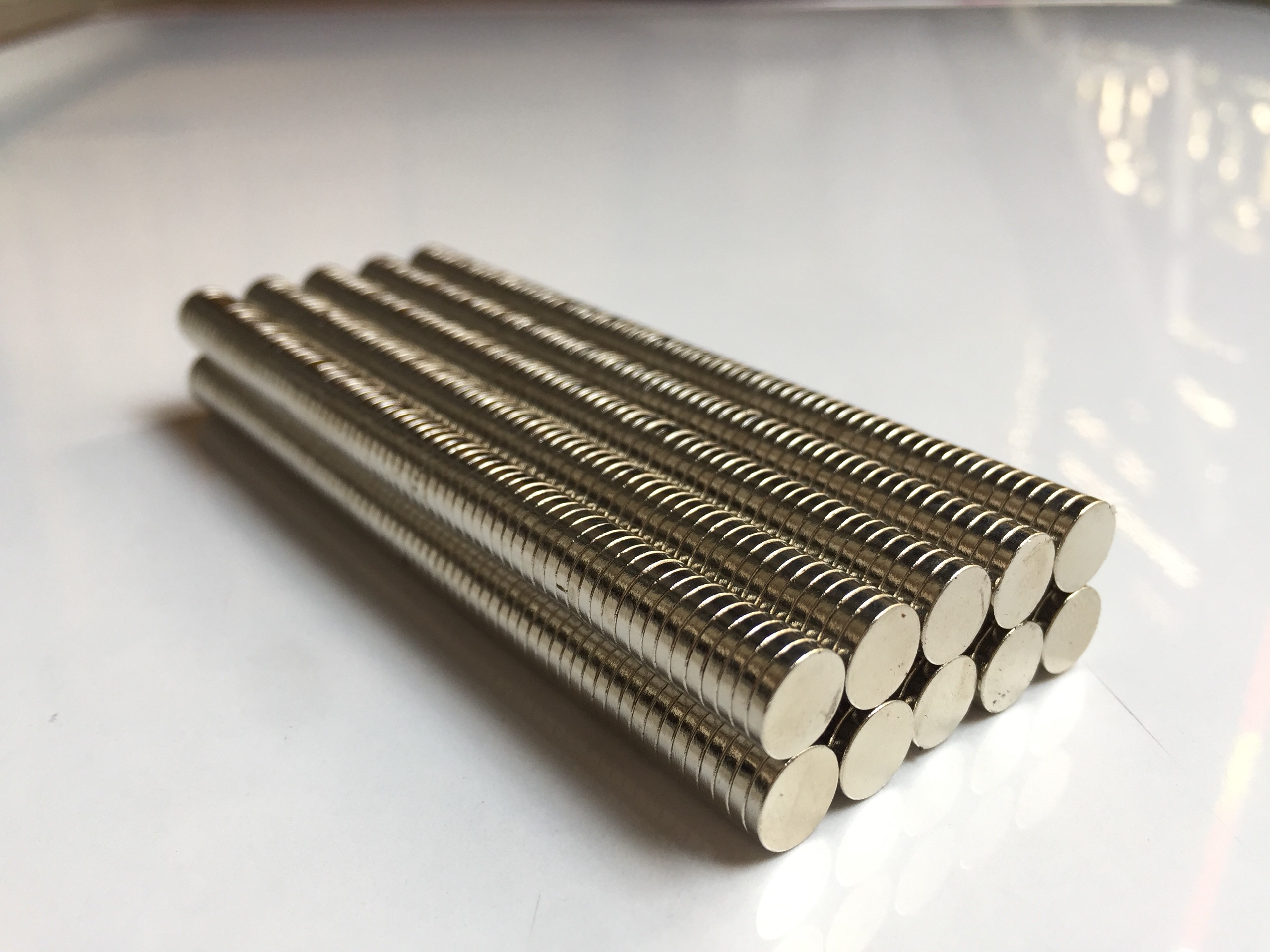 [HCM]Nam châm đât hiếm cực mạnh Ø 8x1mm nam châm trắng làm đồ thủ công