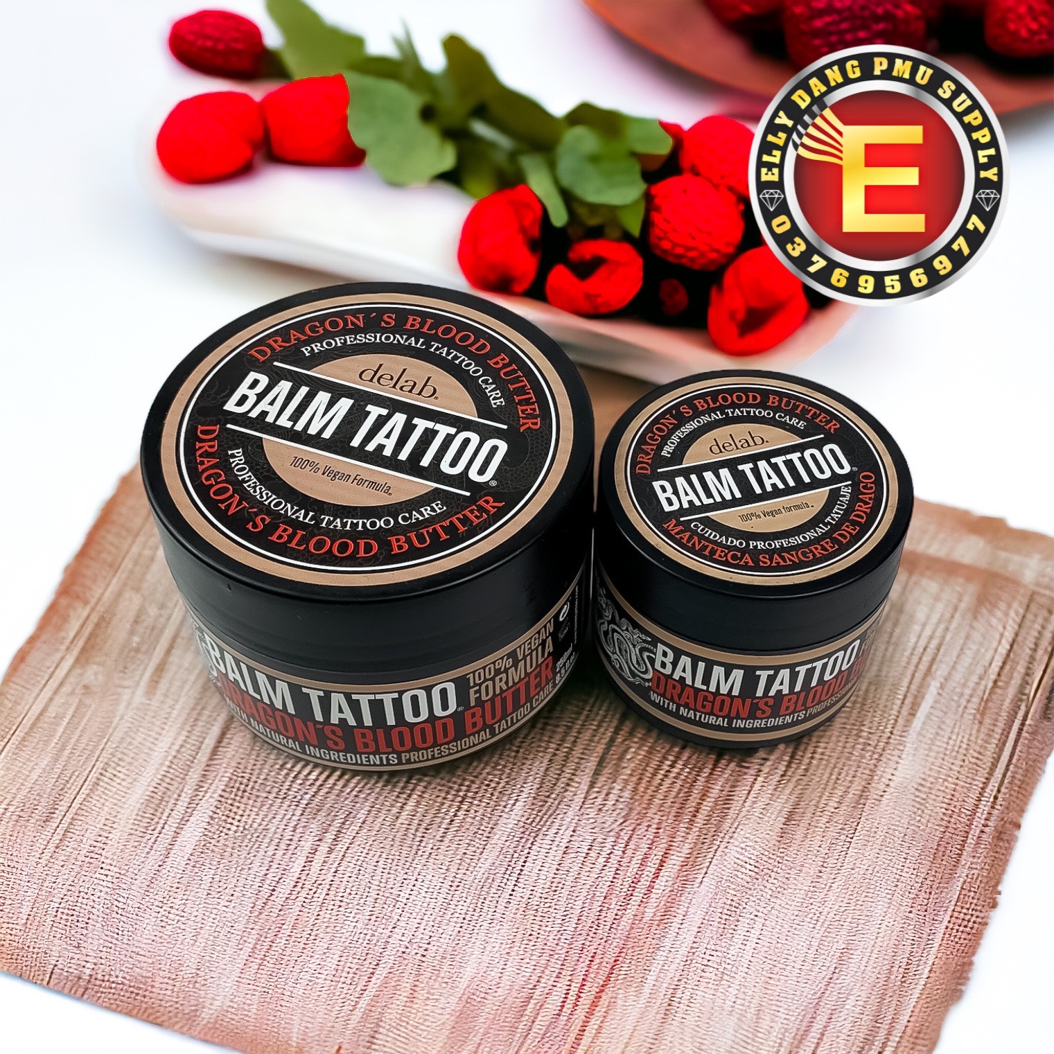 Balm tattoo kem dưỡng da, dưỡng mày, dưỡng môi phun xăm thẩm mỹ, tattoo - dcpx elly đặng