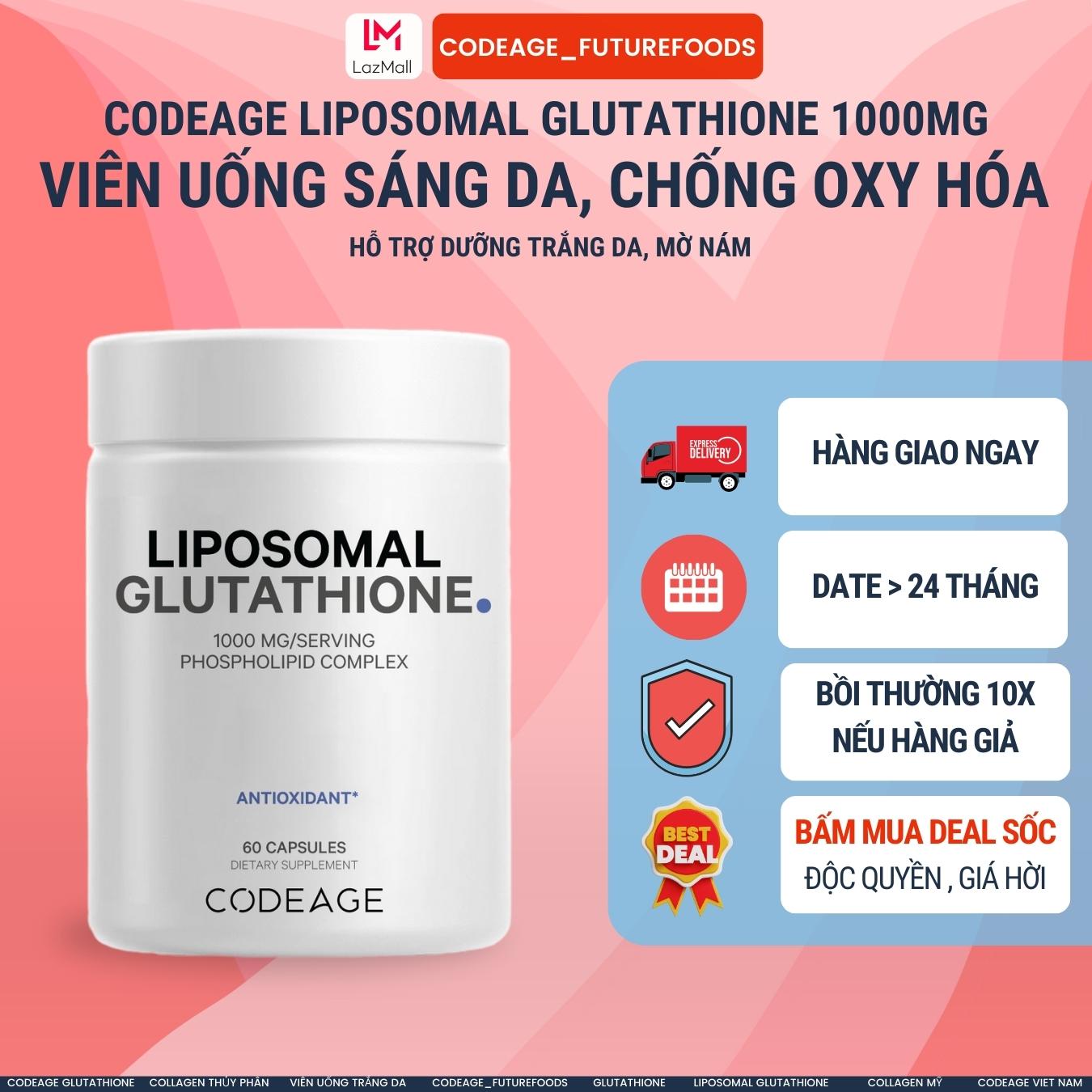CODEAGE Liposomal Glutathione 1000mg
