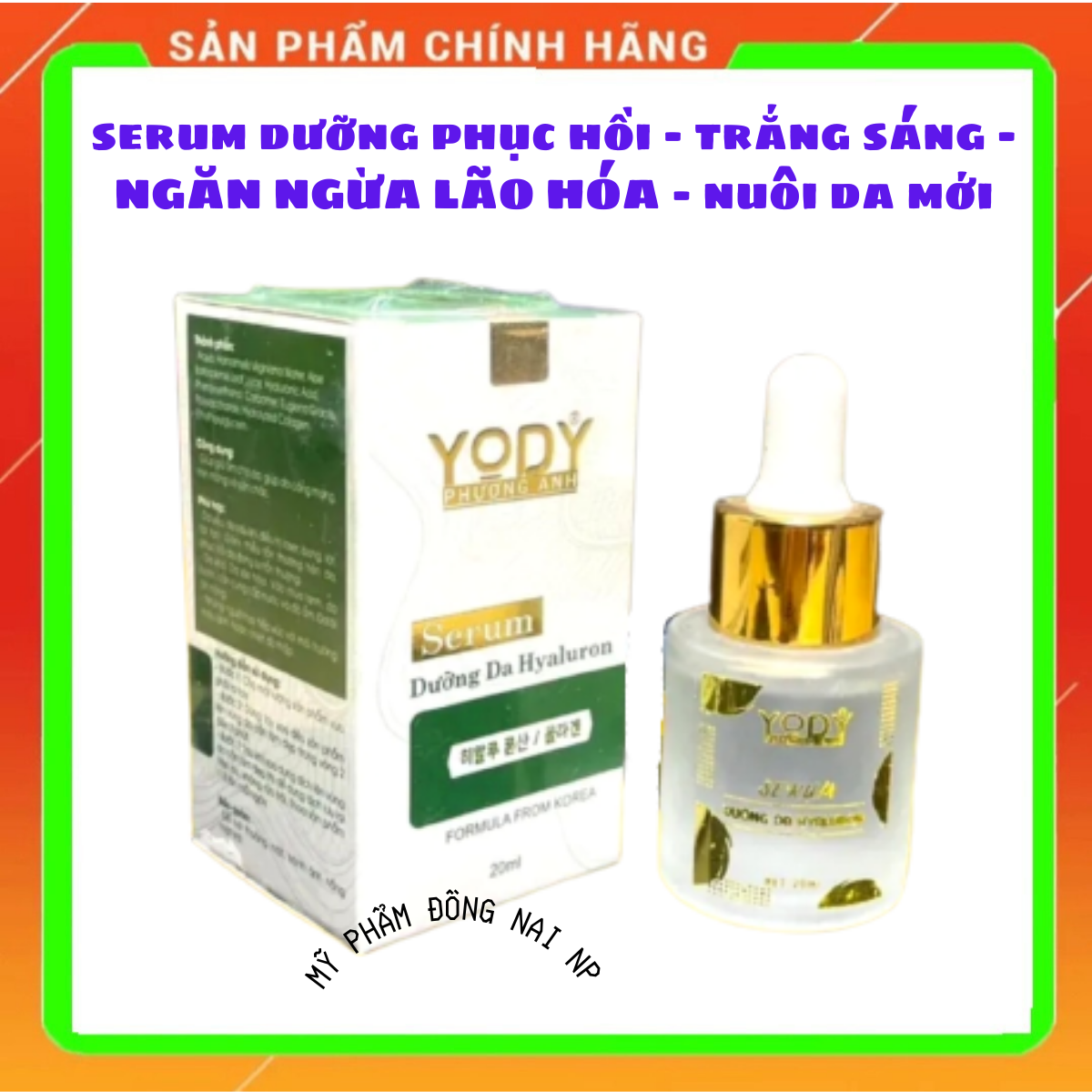 Combo Serum dưỡng phục hồi sau tái tạo Phương Anh + Kem ngày 3X + Kem chống nắng Yody White - 4