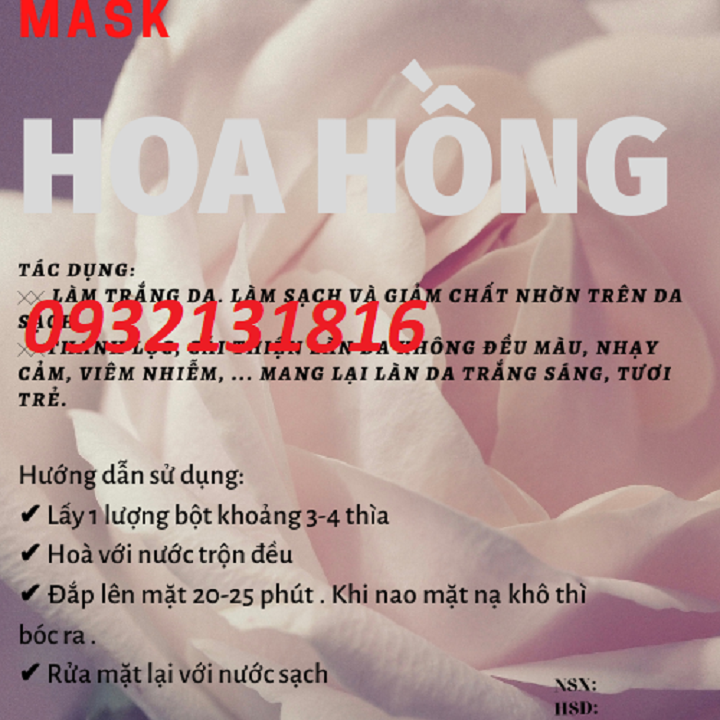 Mat na deo hoa hong